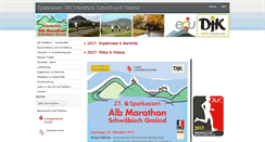 Desktop Screenshot of albmarathon.de