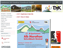 Tablet Screenshot of albmarathon.de